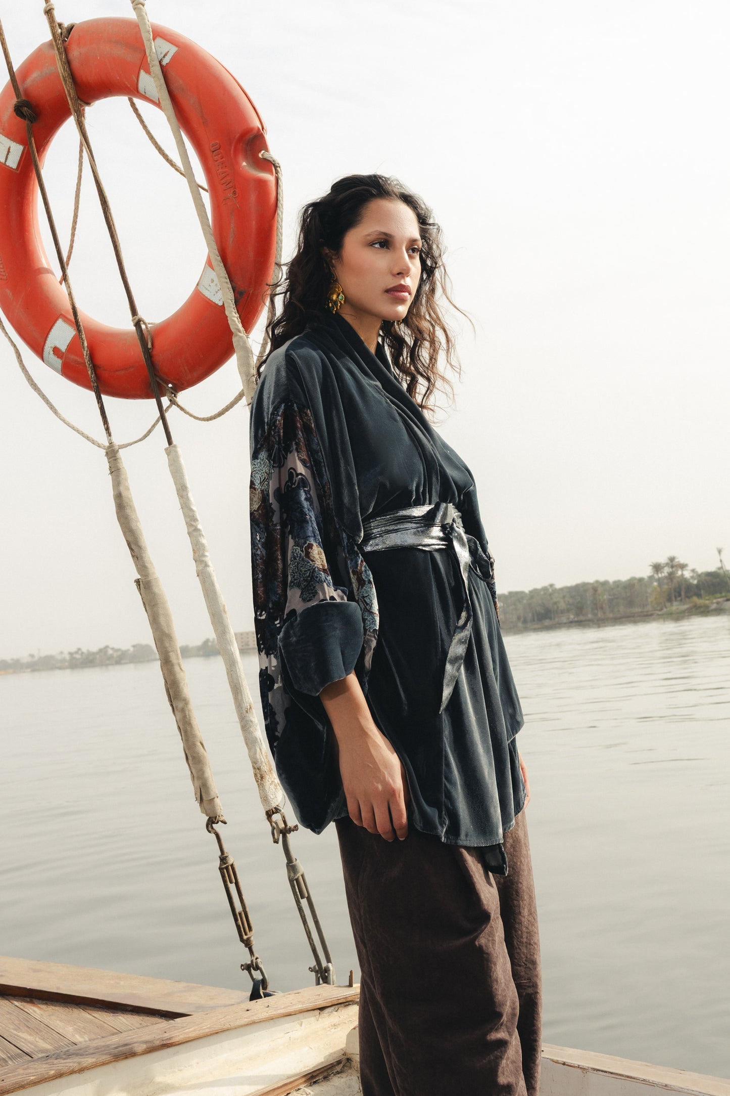 The Midnight Delta Kimono