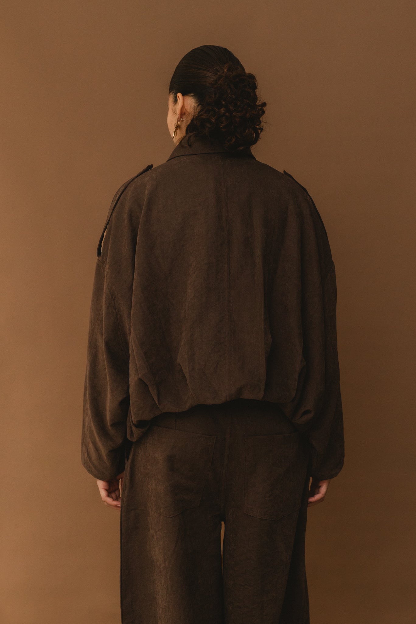 Balloon Jacket - Brown