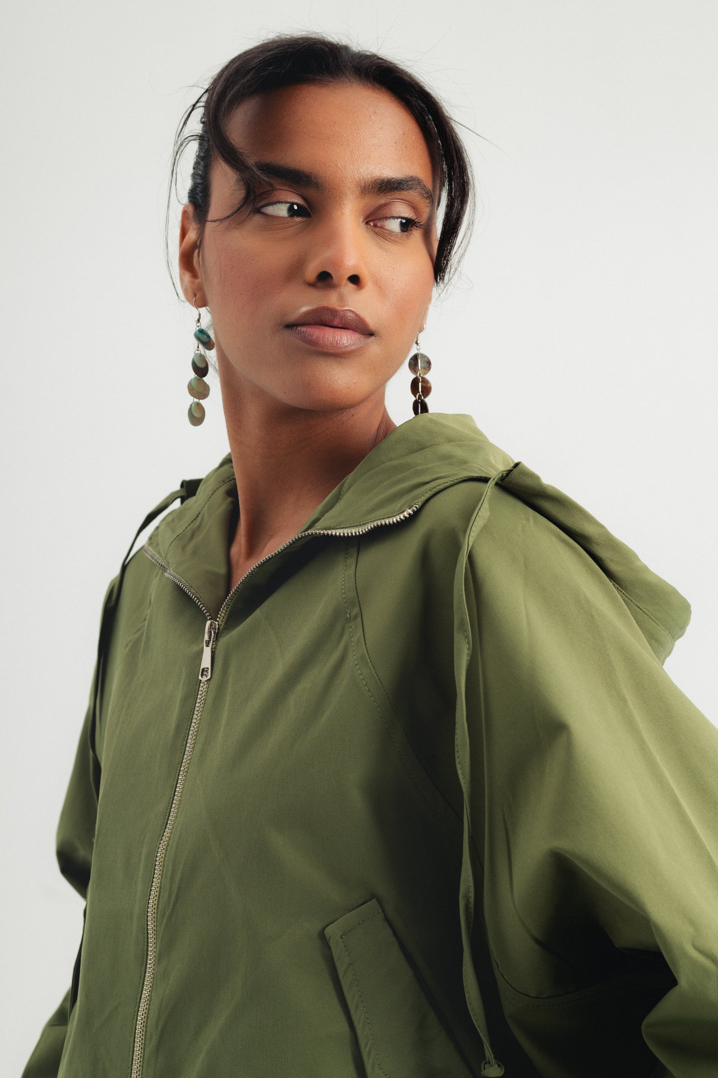 Parachute Bomber - Dark Olive