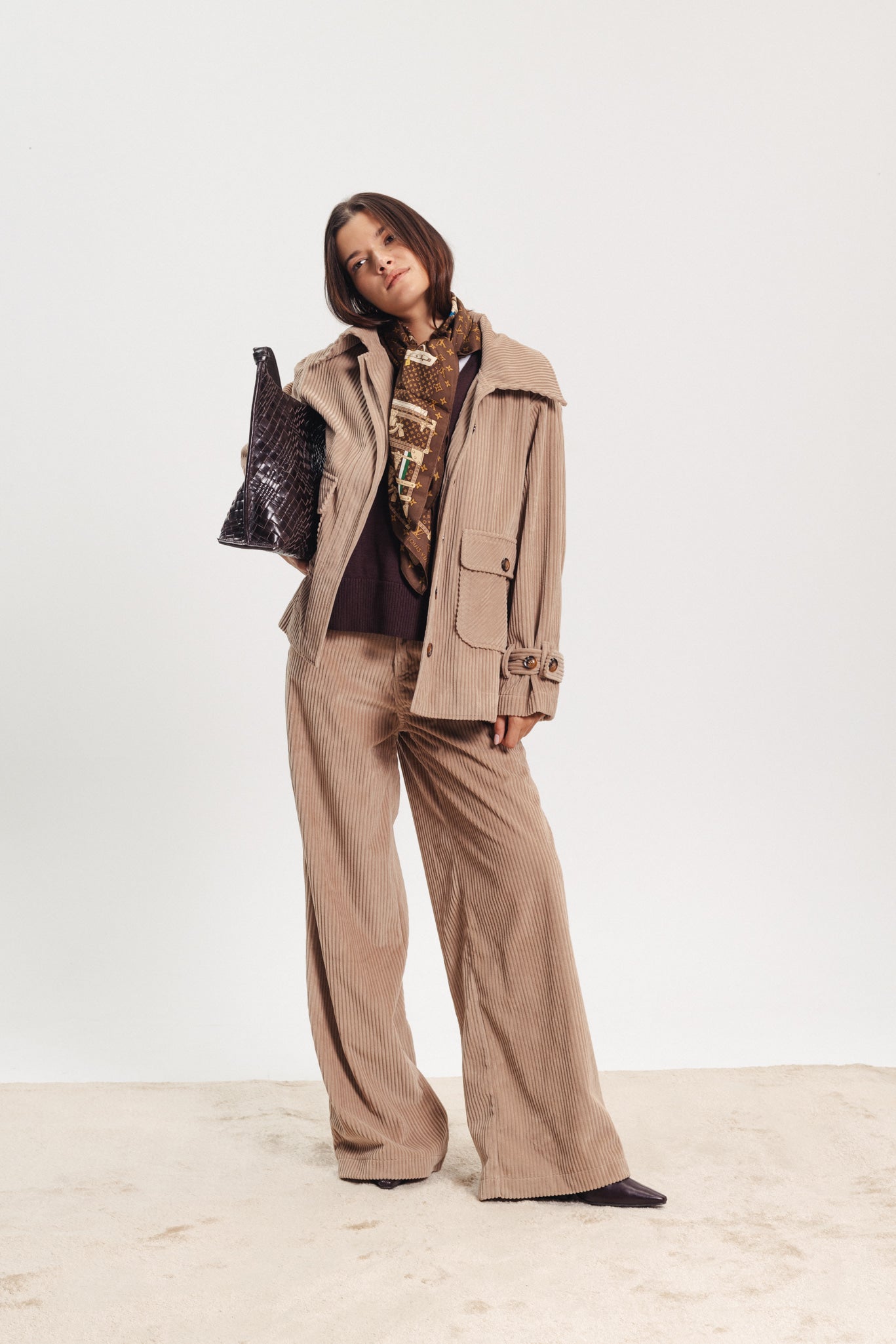 Corduroy Pants - Beige