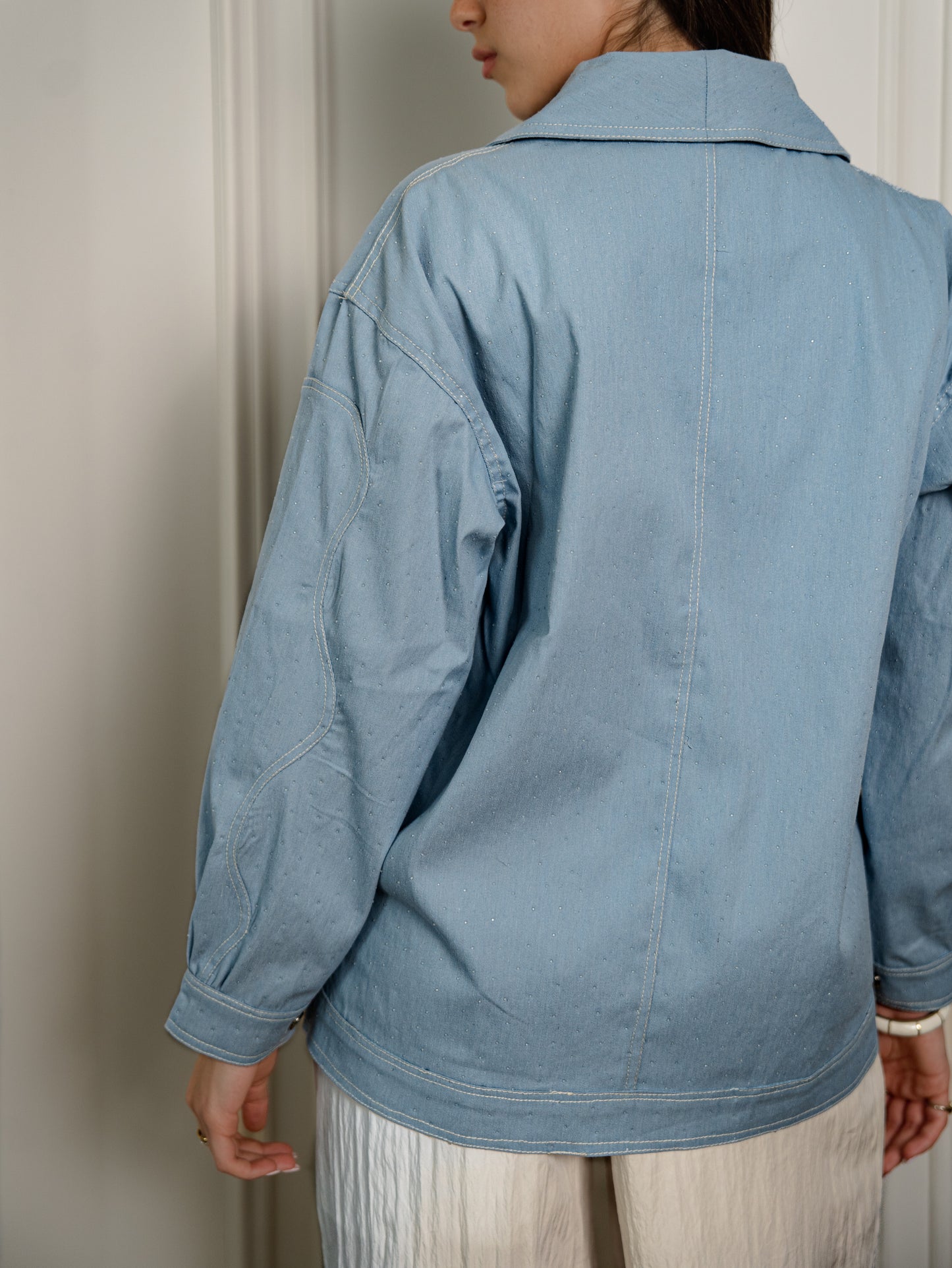 Droplet Denim Shirt