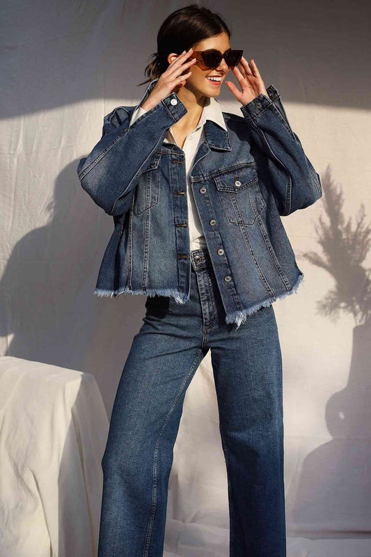 HIP OVERSIZED DENIM JACKET