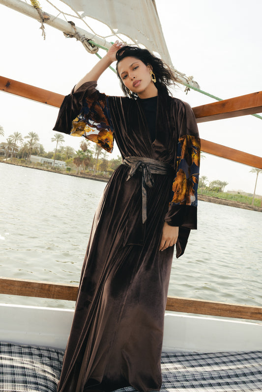 Water Hyacinth Kimono