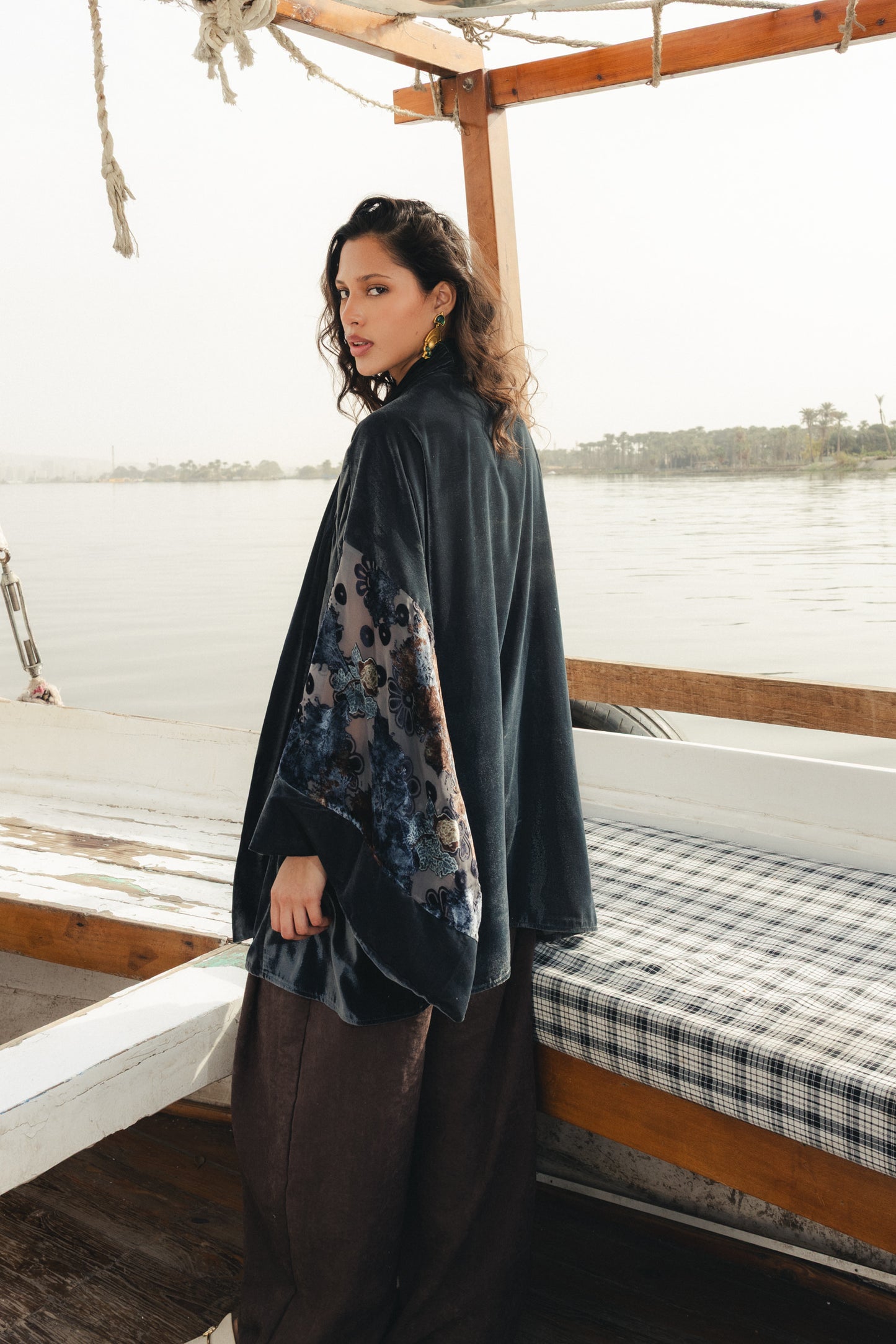 The Midnight Delta Kimono