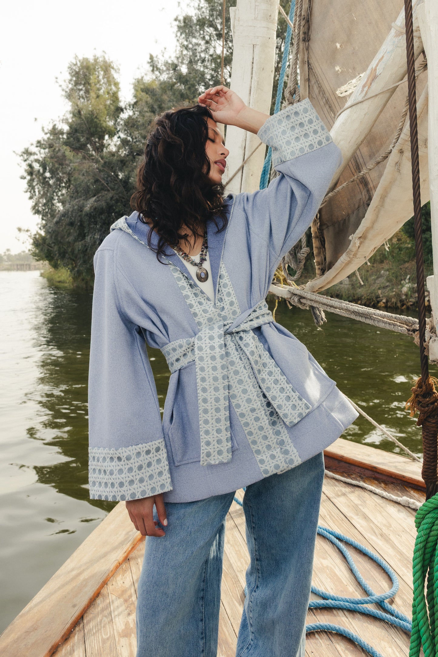 River Blues - Short Abaya