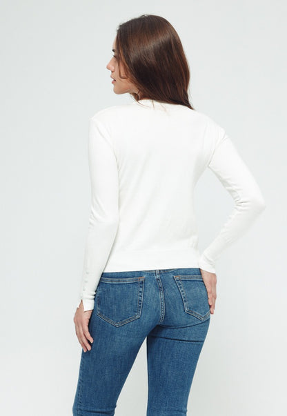 Basic Knit Top - Off White