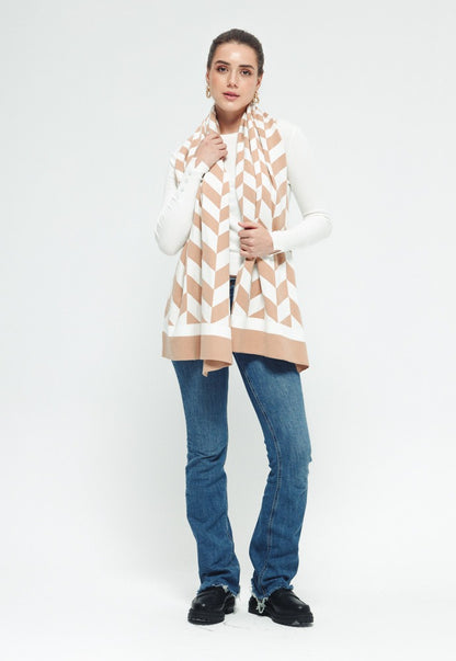 Wool Scarf - Beige