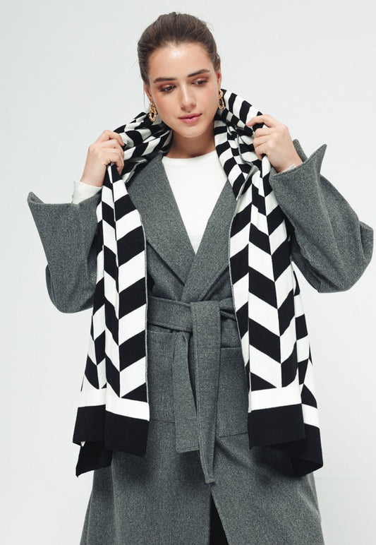 Wool Scarf - Black