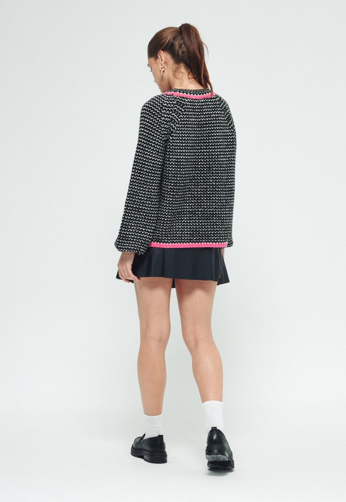 Dotted sweater - Pink