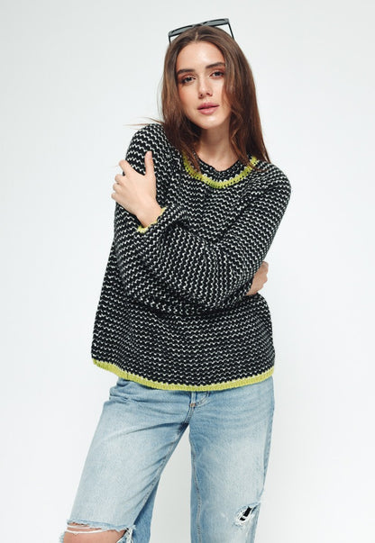 Dotted sweater - Green