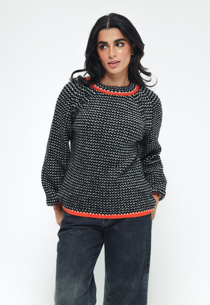 Dotted sweater - Orange