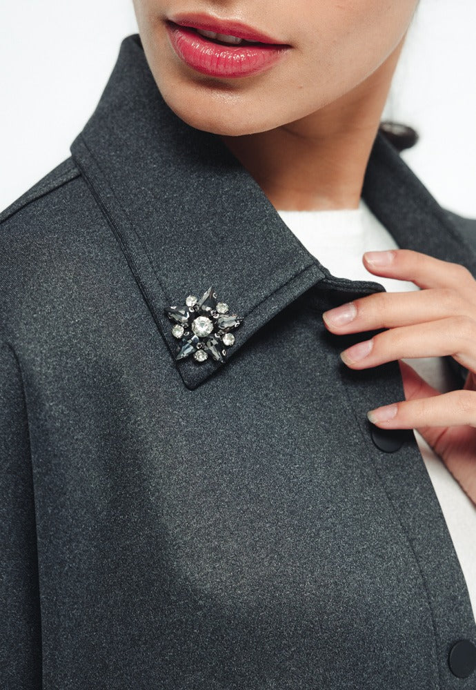 Embellished Collars Jacket