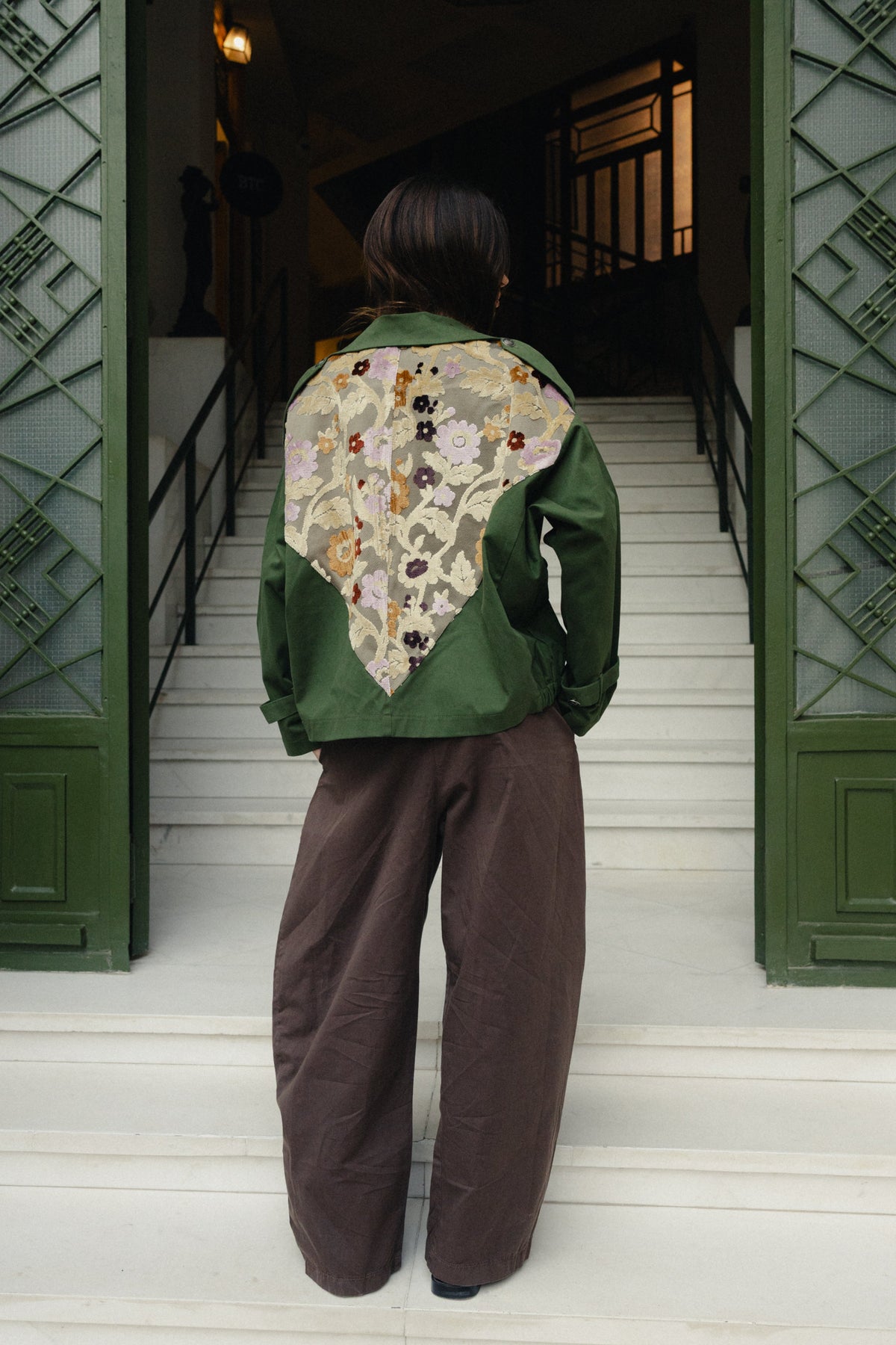 Velvet Flower Patchwork Jacket