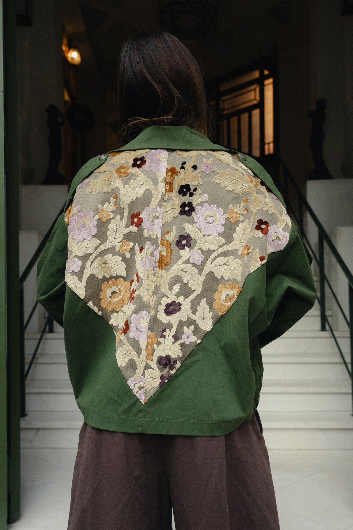 Velvet Flower Patchwork Jacket