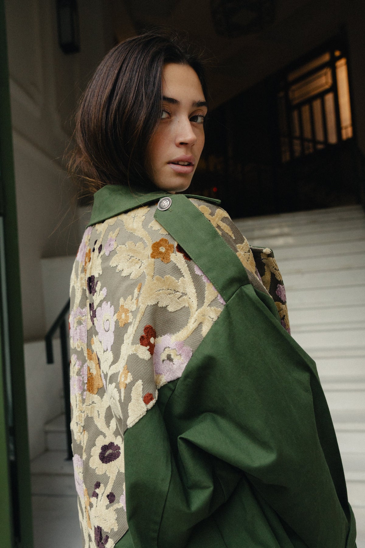Velvet Flower Patchwork Jacket