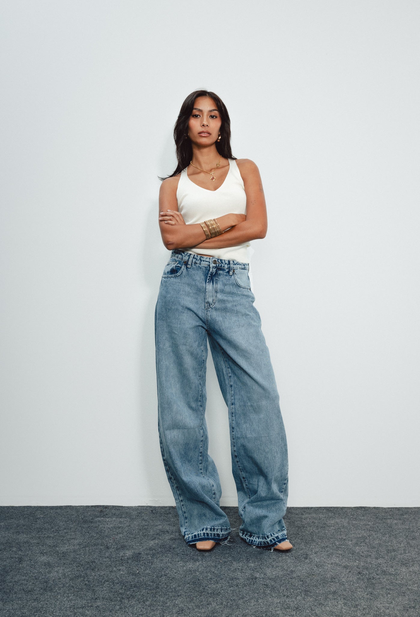 Medium Blue Denim Jeans