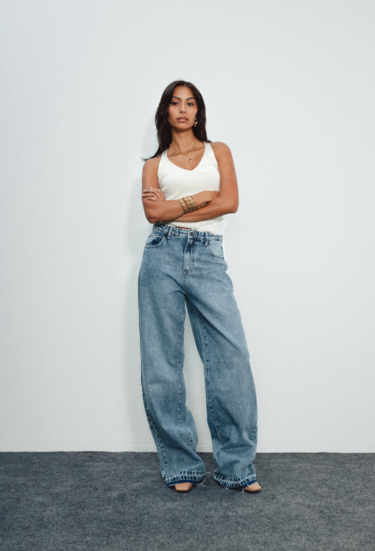 Medium Blue Denim Jeans