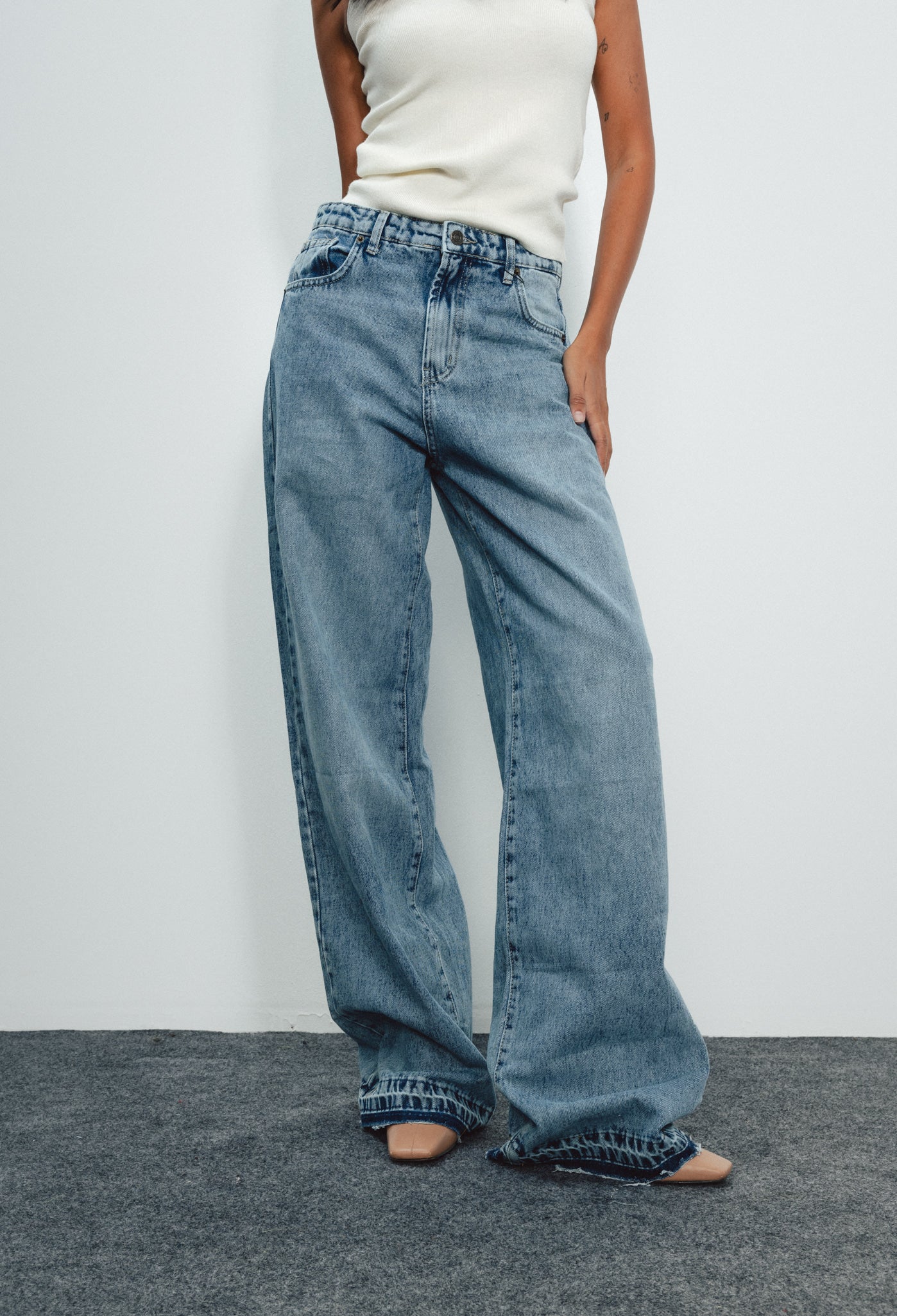 Medium Blue Denim Jeans