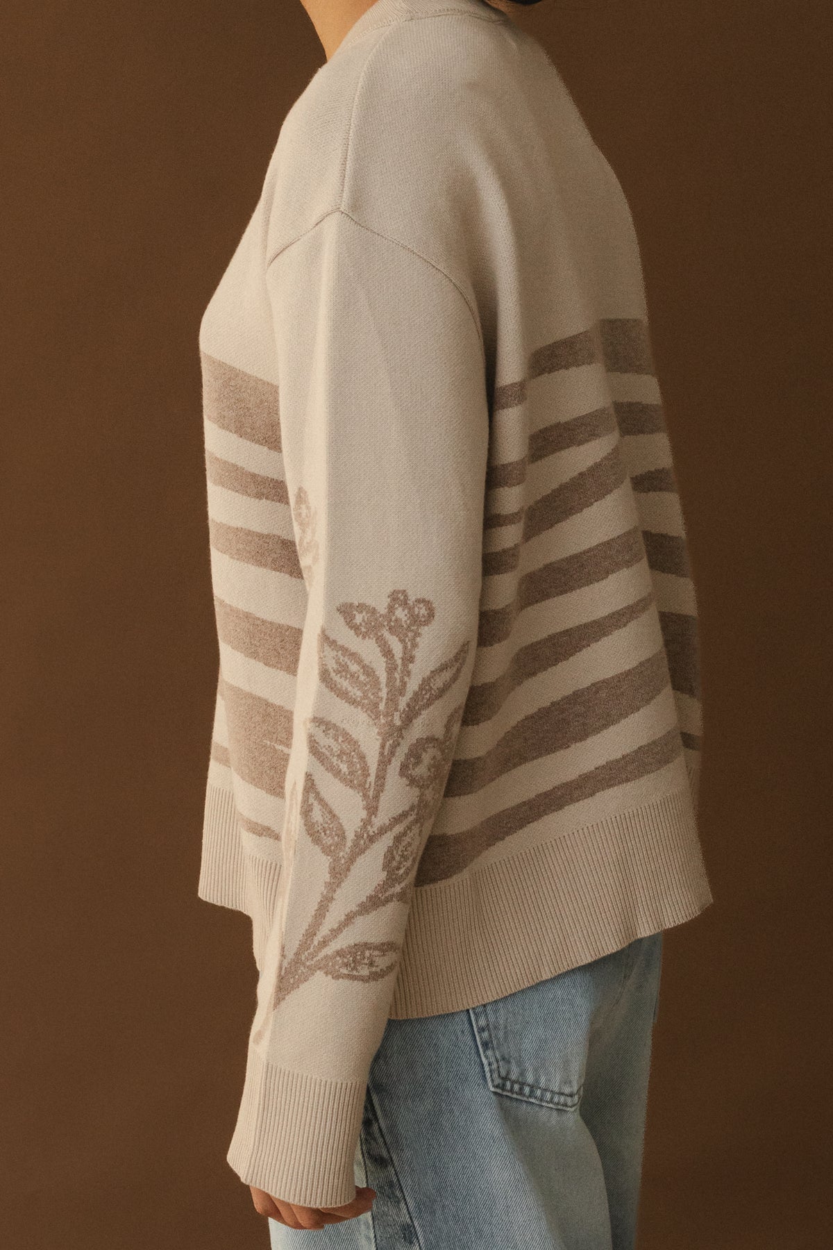 Zebra Sweater - Beige