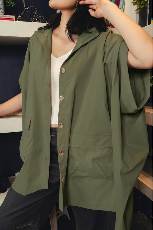 Cape Jacket - Olive