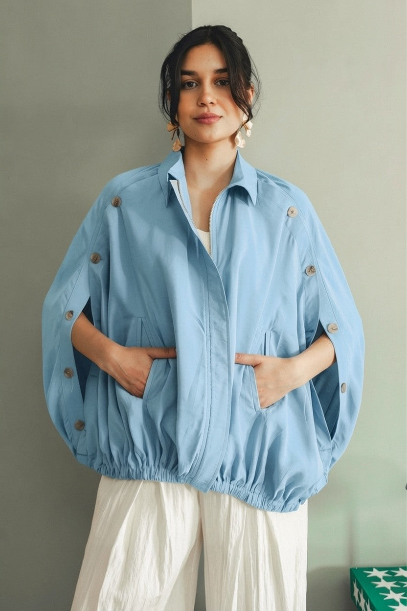 Balloon Cape - Blue