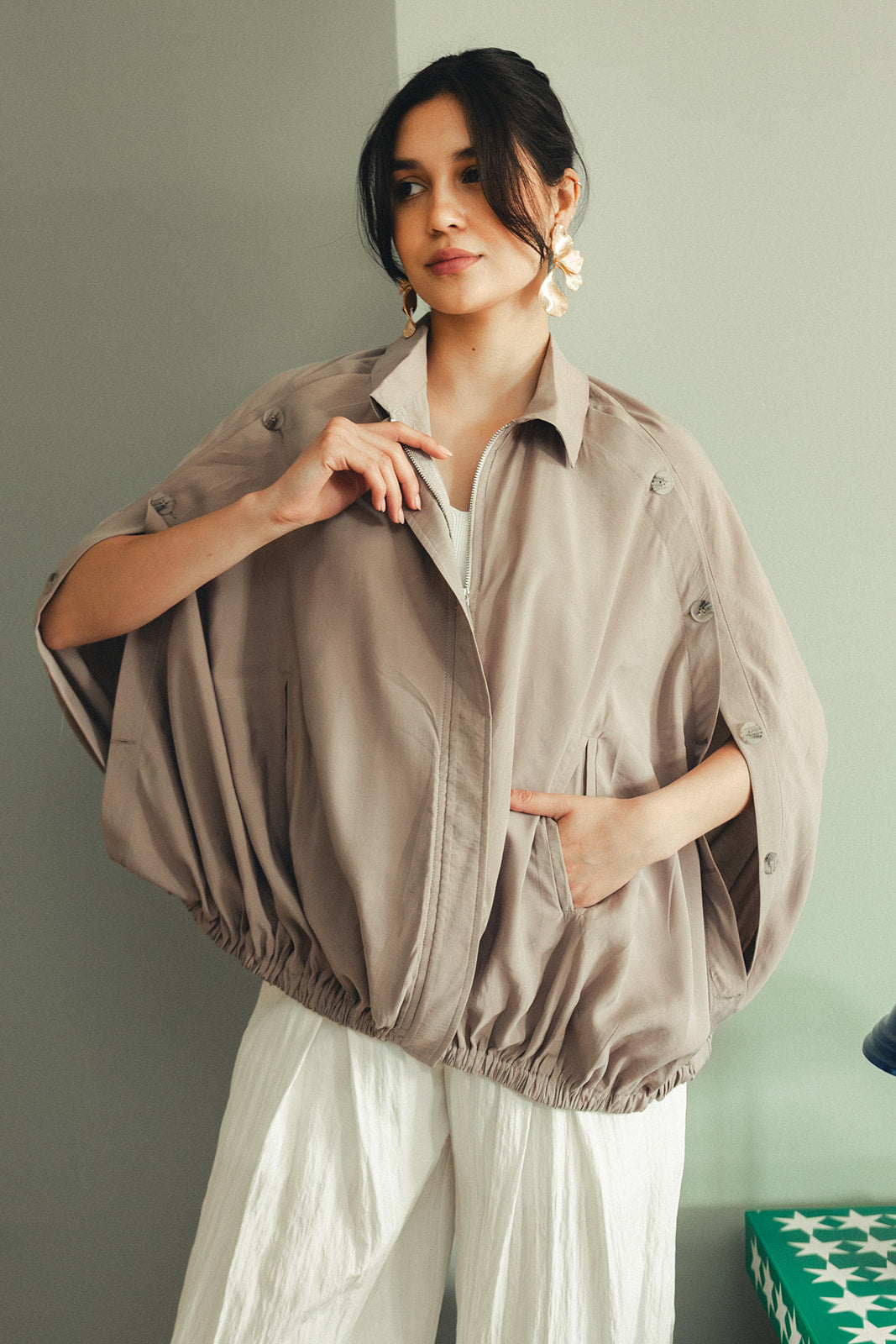 Ballon Cape- Beige