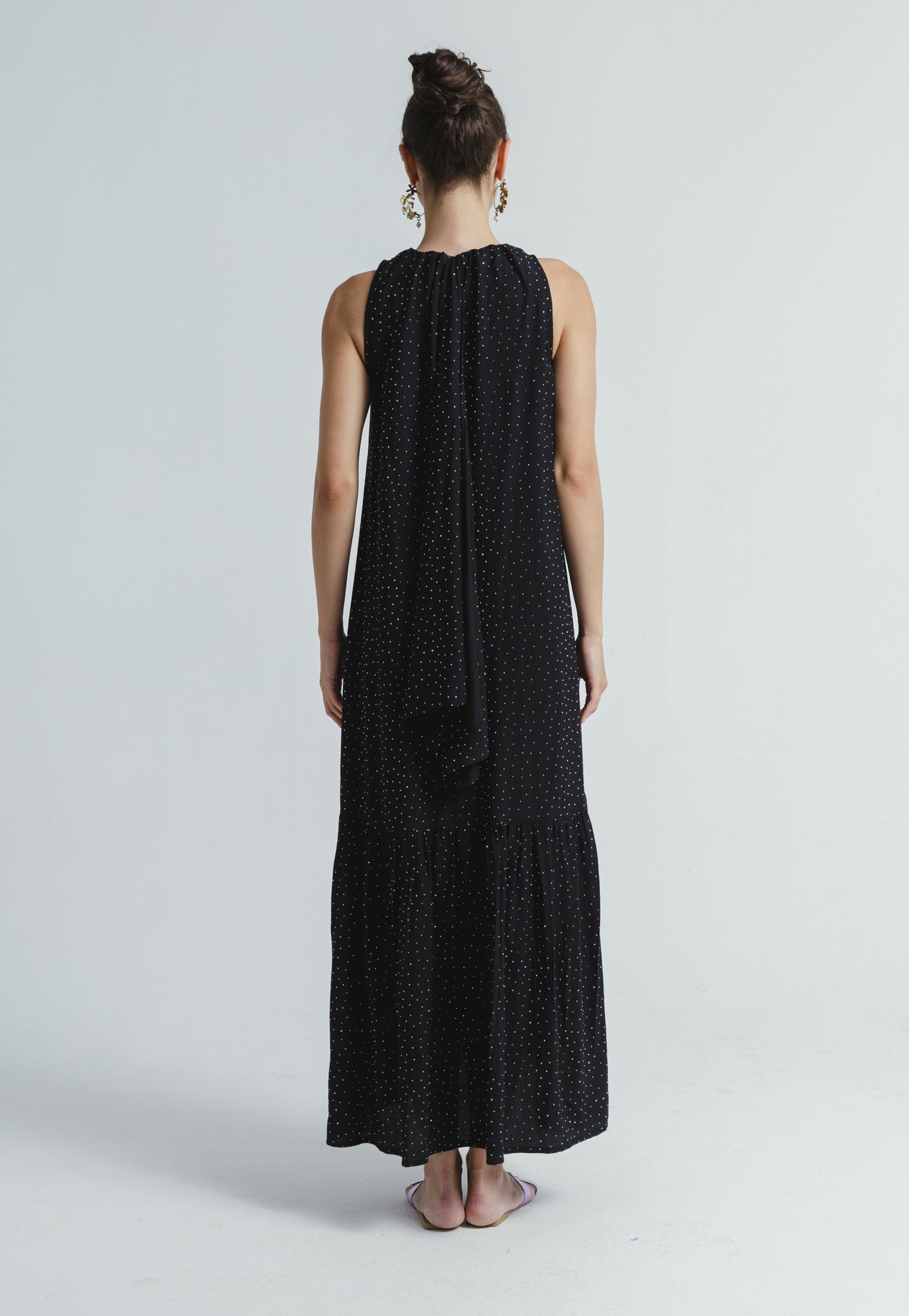 Halter Neck Dress - Black