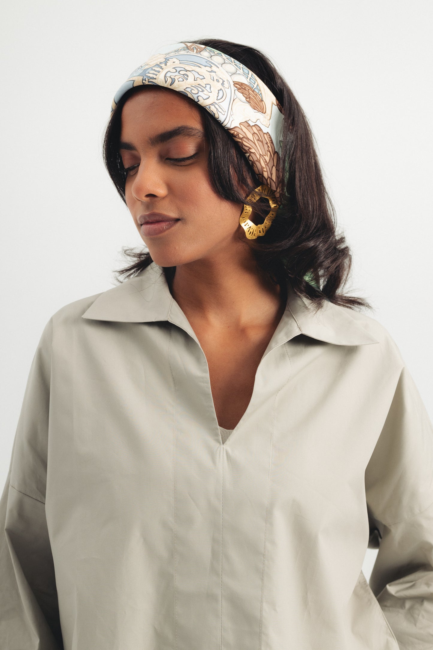 Casual Poplin Shirt - Grey