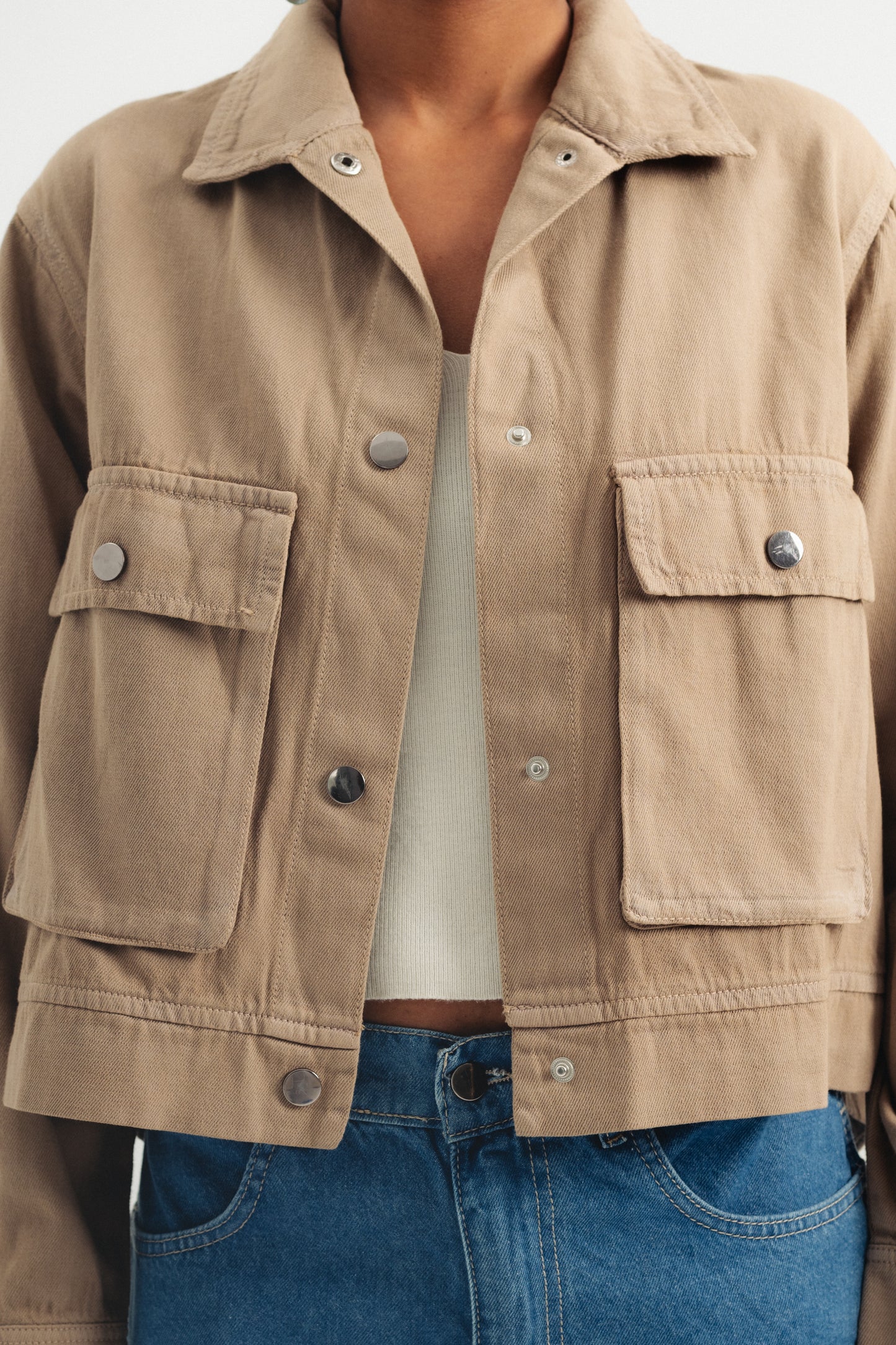 High Low Jacket - Coffee