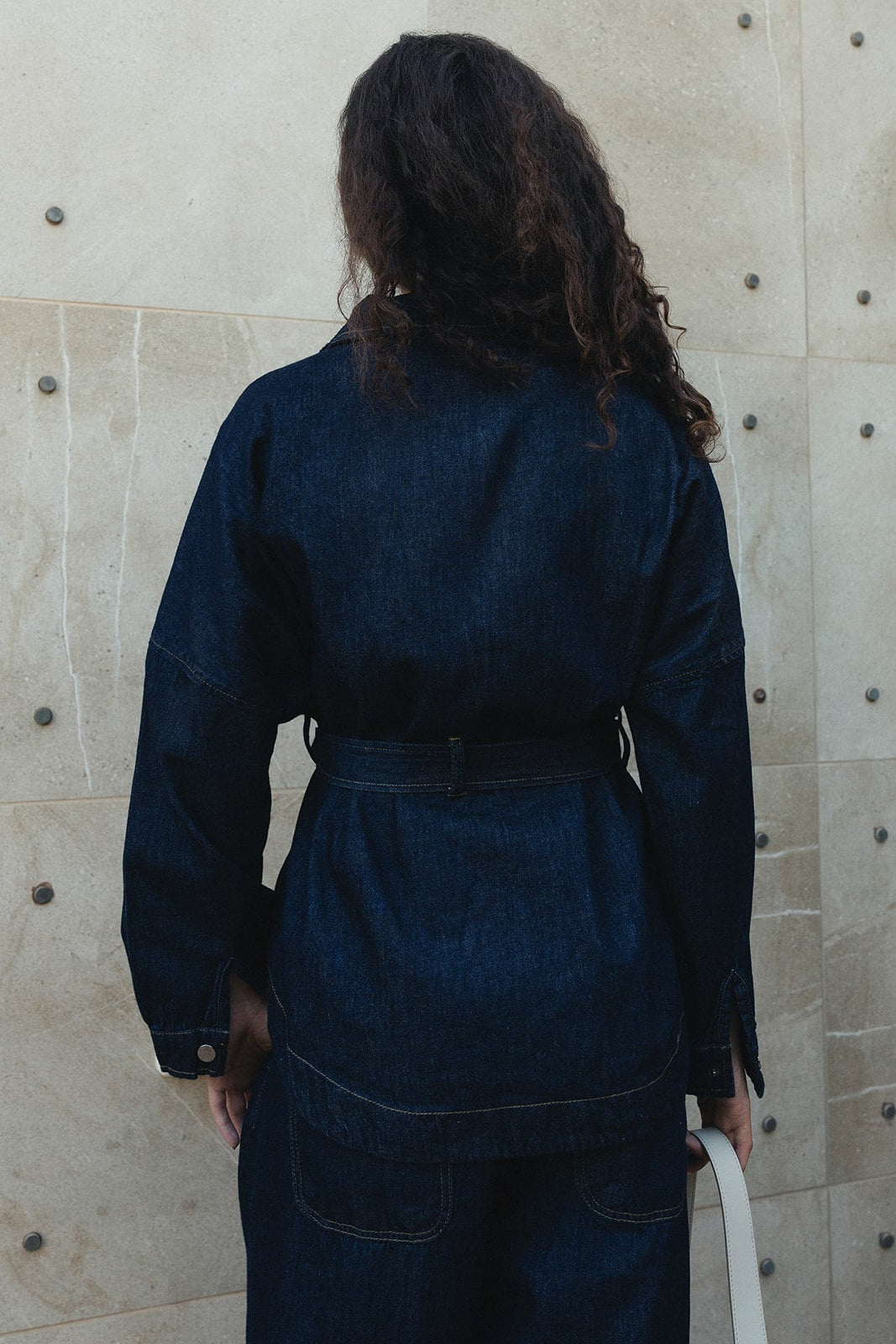 Belted Denim jacket
