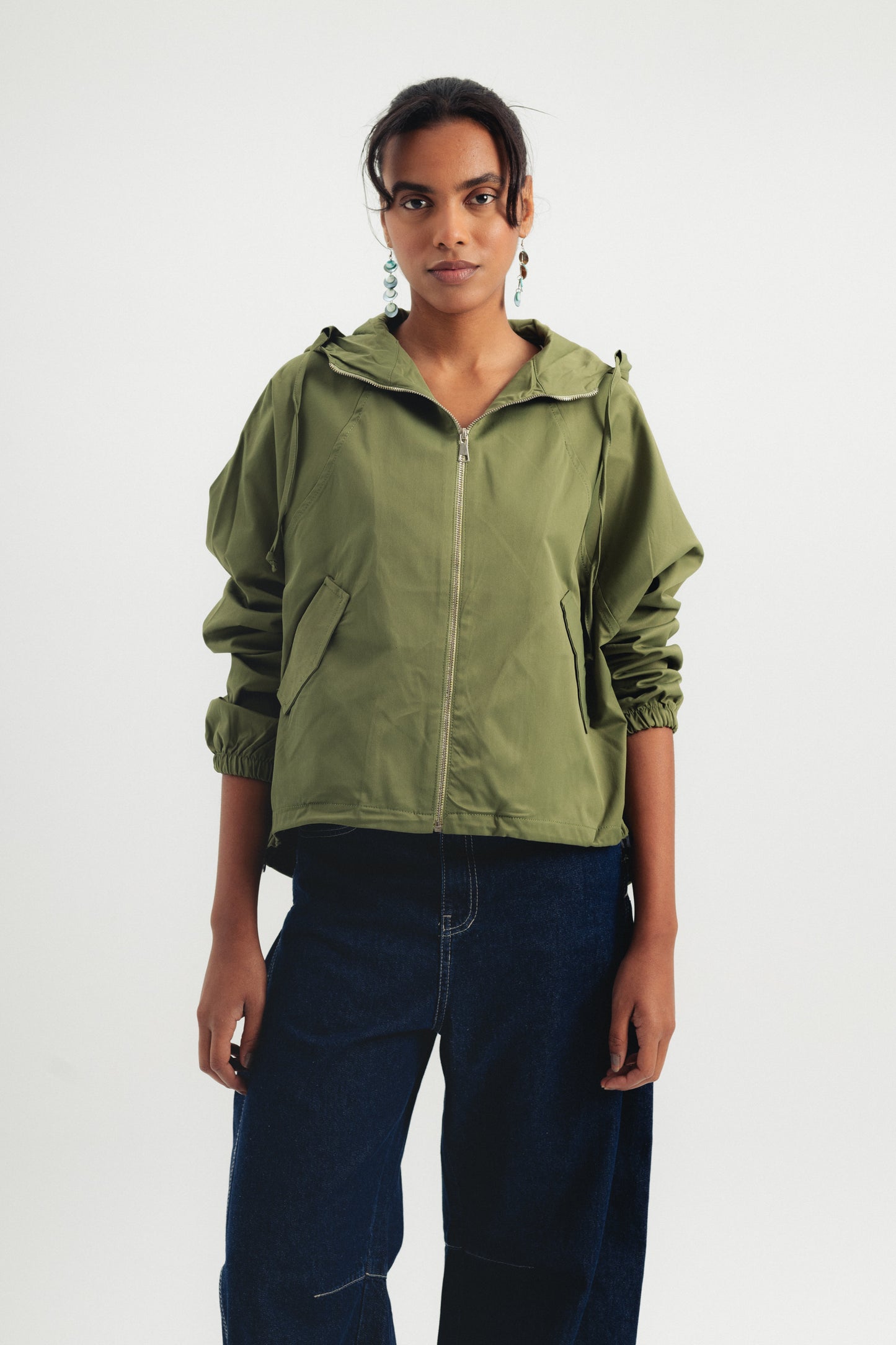 Parachute Bomber - Dark Olive