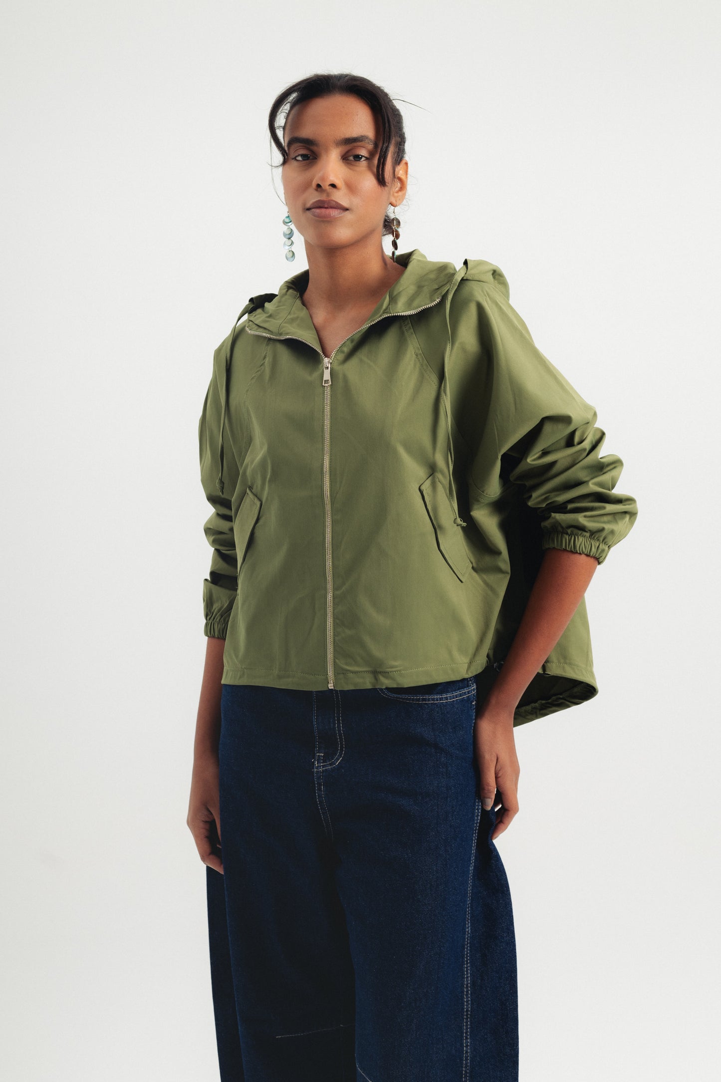 Parachute Bomber - Dark Olive