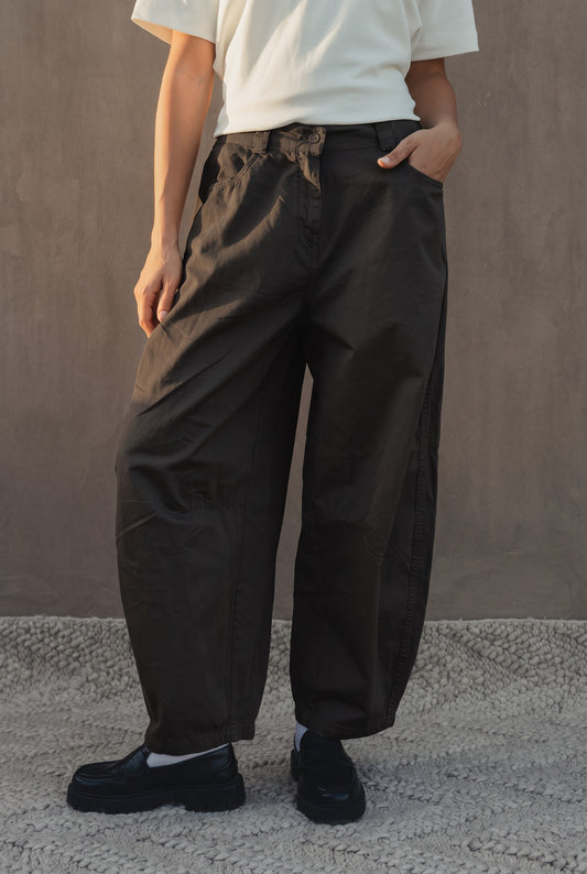 Cotton Barrel Pants
