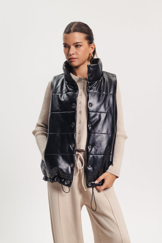 Puffer Vest - Black