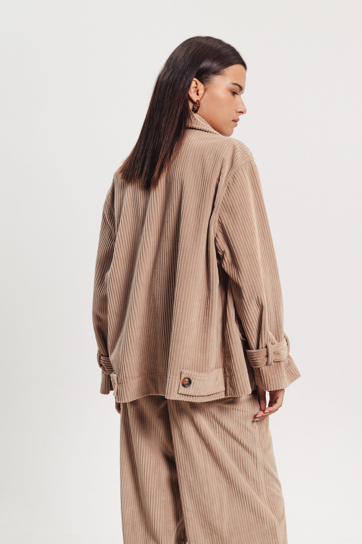 Corduroy Jacket - Beige