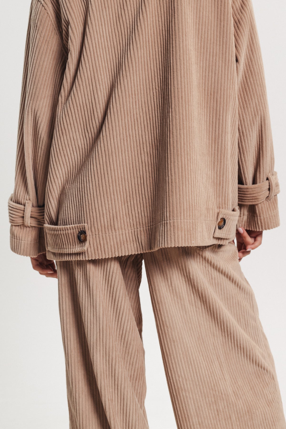 Corduroy Jacket - Beige