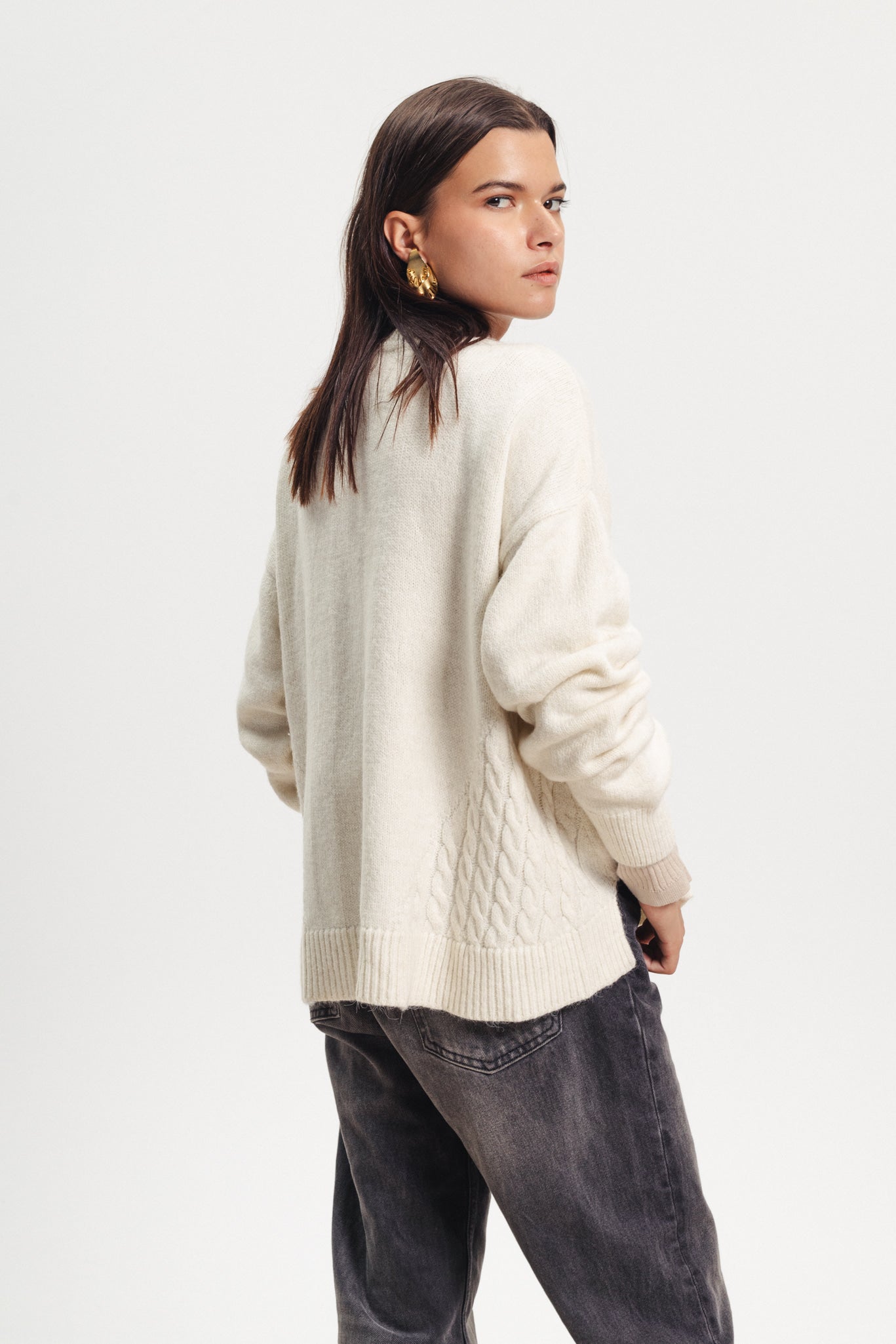 Wool Cardigan - Off White