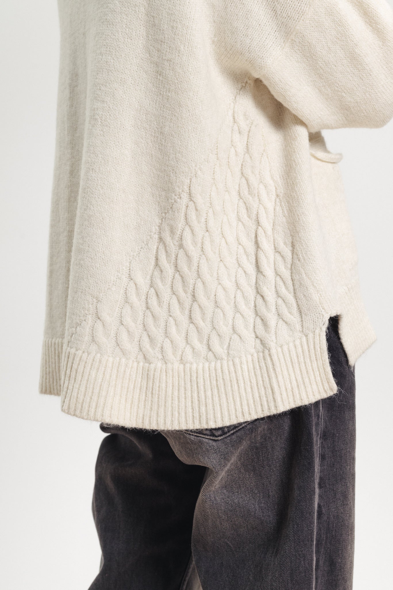 Wool Cardigan - Off White