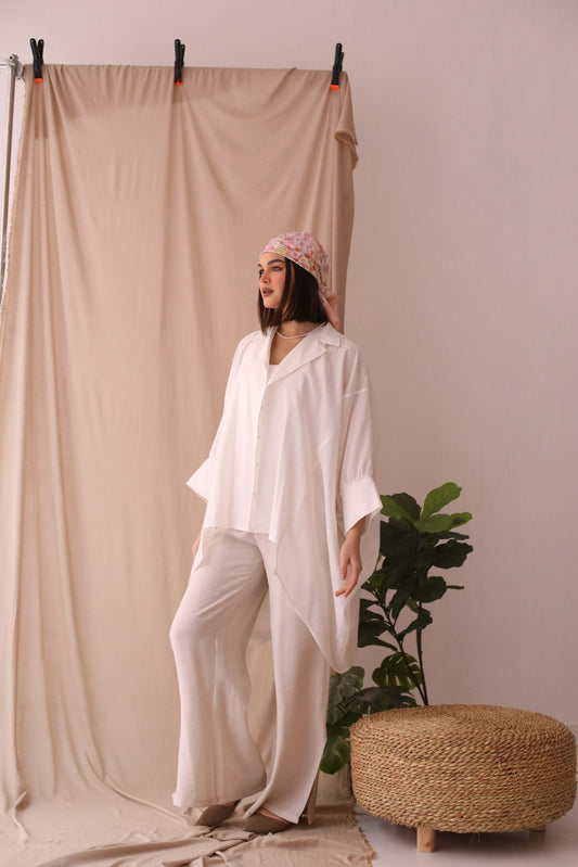 Soft Linen Shirt - White