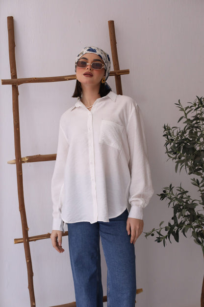 Linen Shirt - White