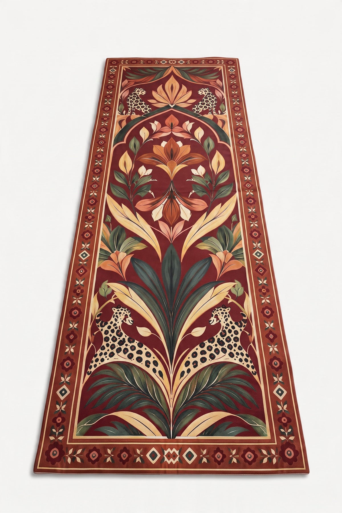 Suede Printed Scarf