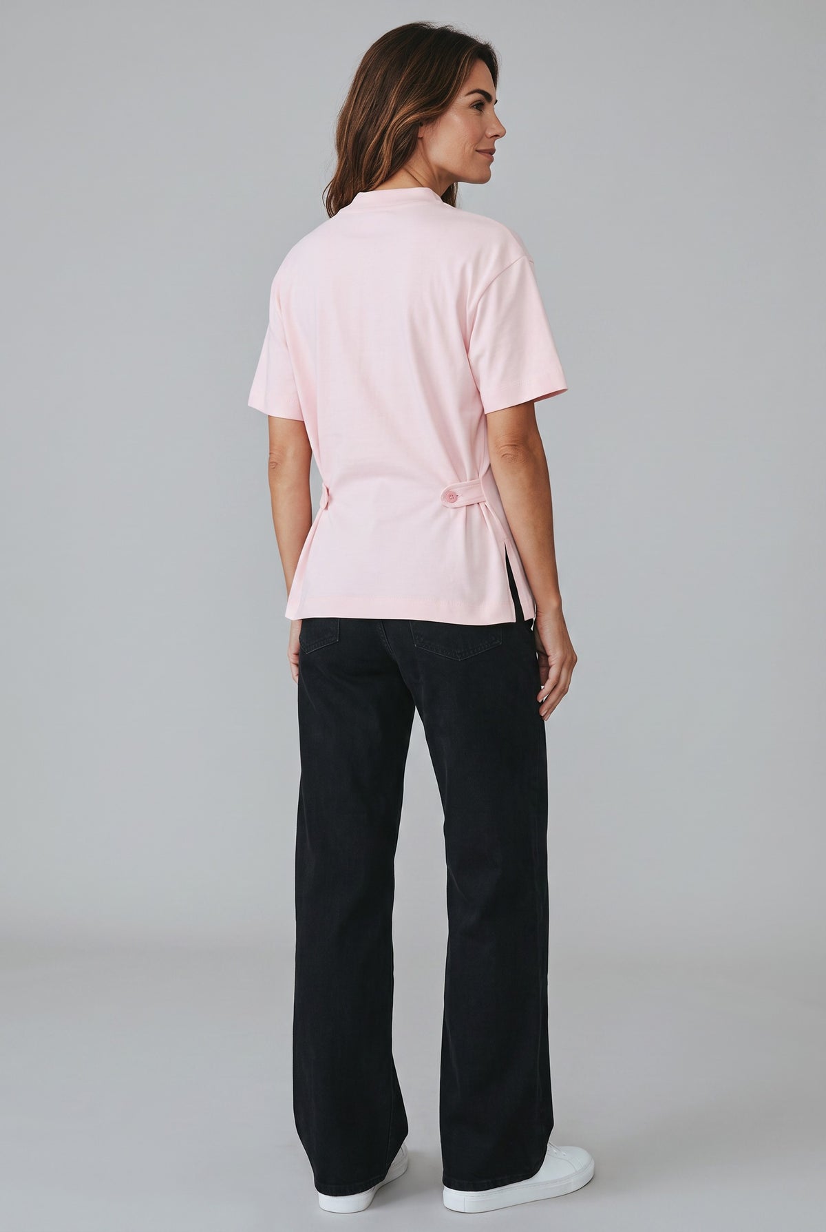 Cinched Basic Cotton T-shirt