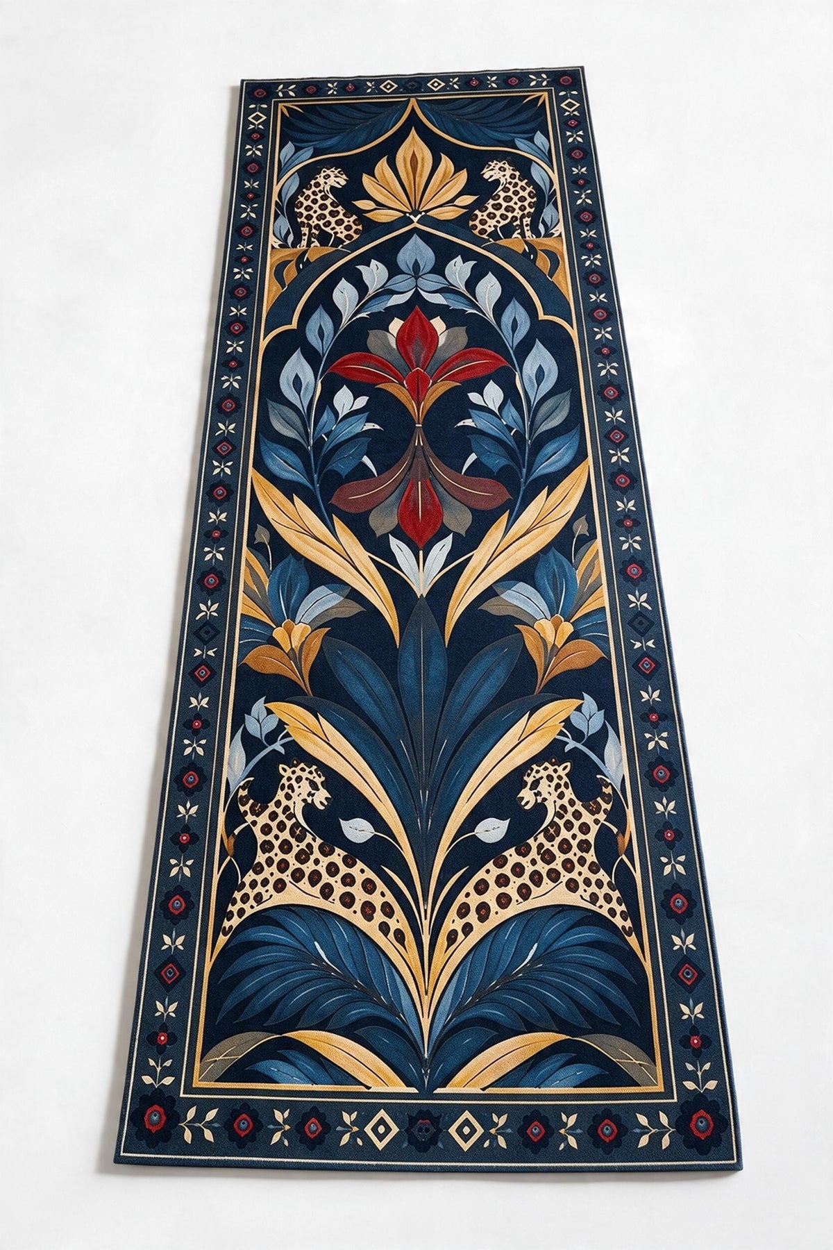 Suede Printed Scarf