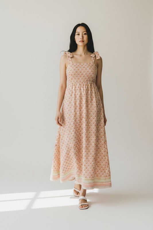 Printed Linen Sundress