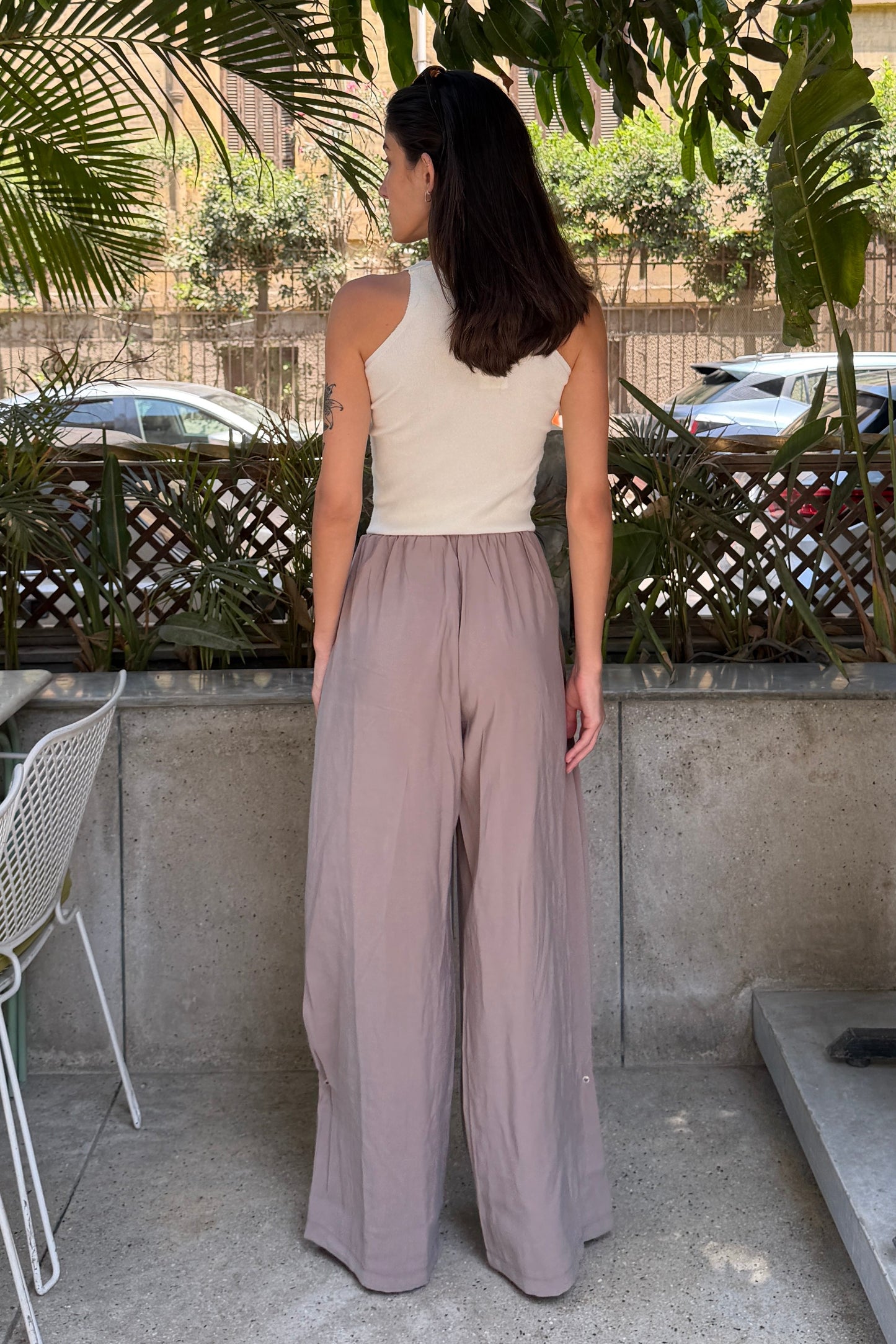 Coachella Wide Leg pants - Beige