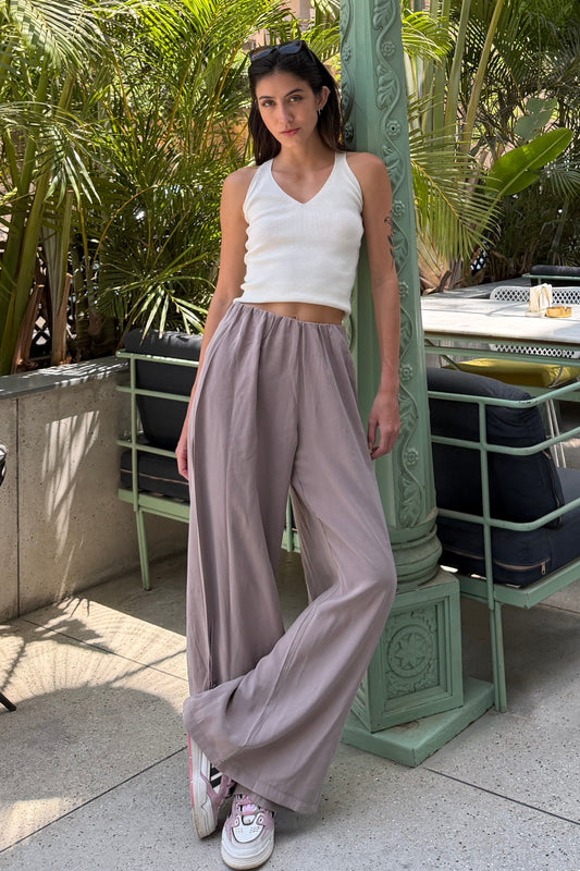 Coachella Wide Leg pants - Beige