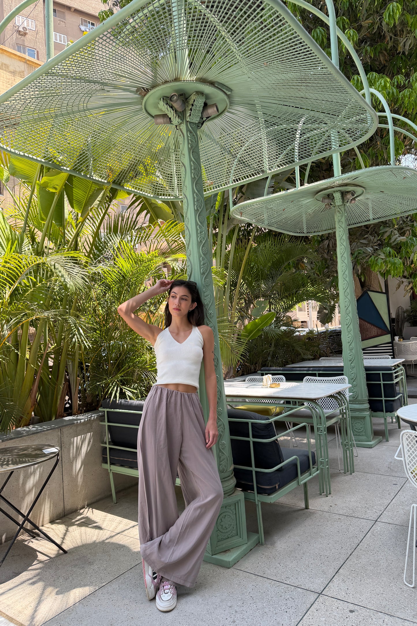 Coachella Wide Leg pants - Beige