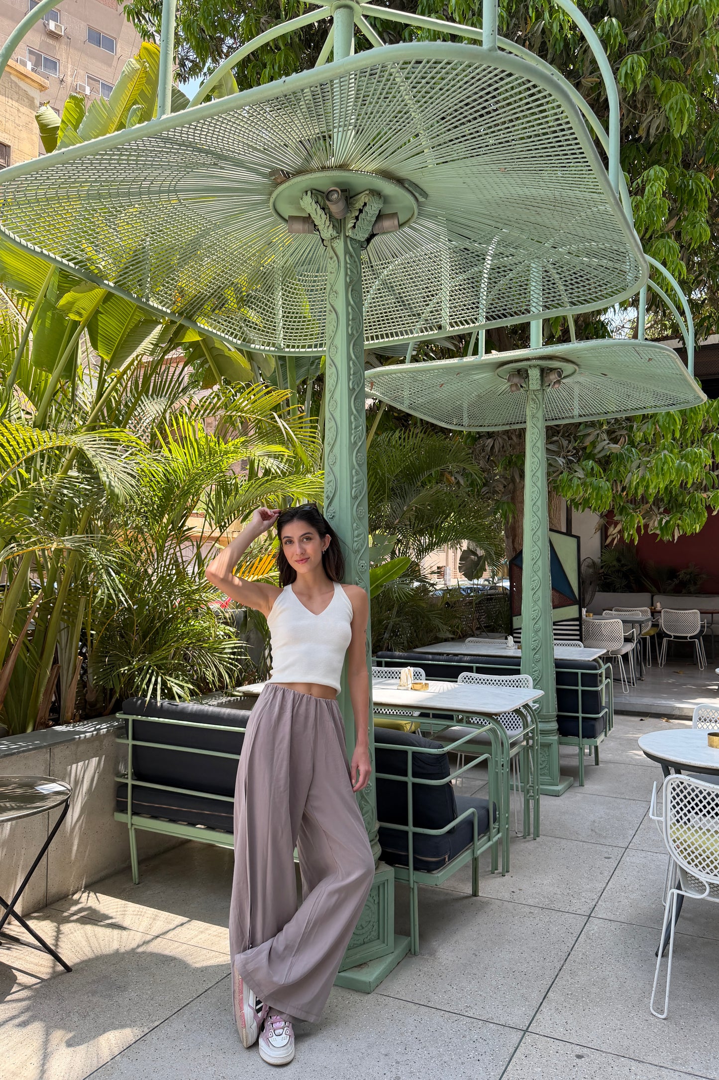 Coachella Wide Leg pants - Beige
