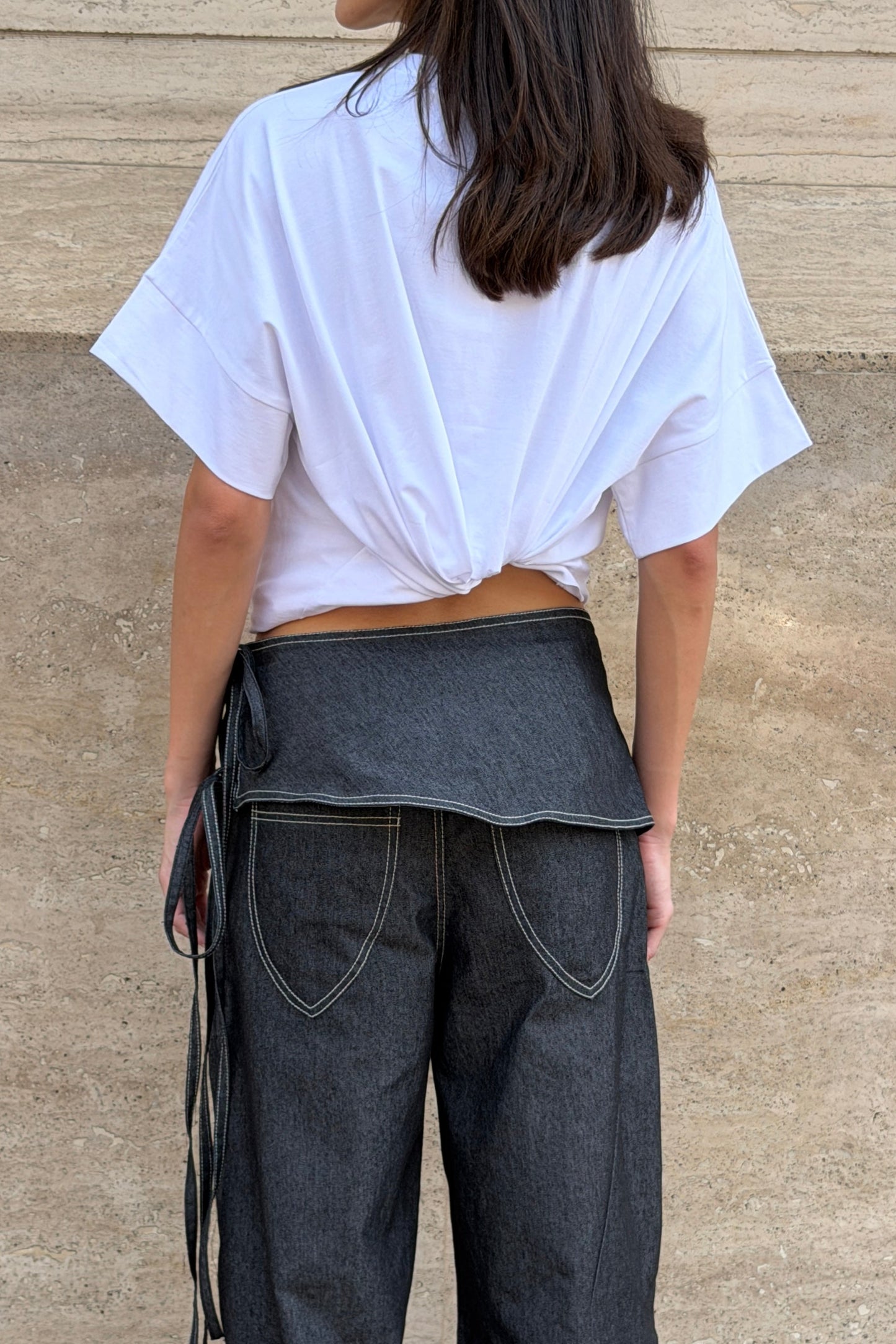 Denim Belt - Black