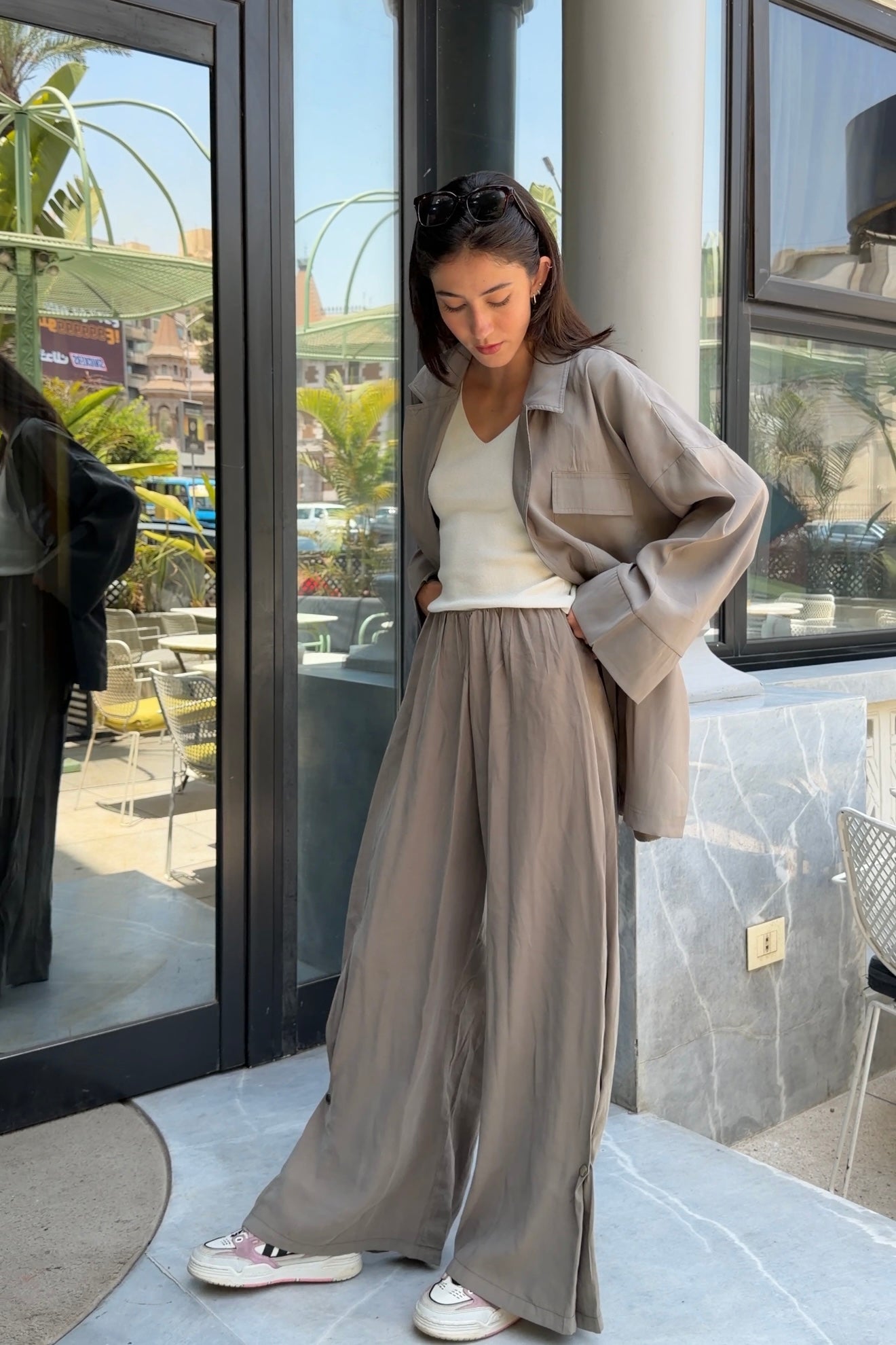 Coachella Wide Leg pants - Olive
